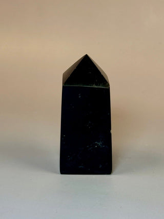 Midnight Nephrite Jade – Polished Tower (2) Tower The Crystal Avenues 