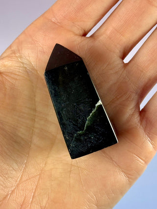 Midnight Nephrite Jade – Polished Tower (4) Tower The Crystal Avenues 