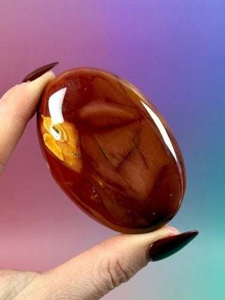 MOOKAITE JASPER PALM STONE (2) Palm stone The Crystal Avenues 