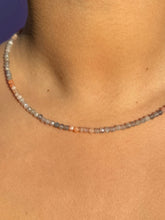 Indlæs billede til gallerivisning MOONSTONE FACET CHOKER NECKLACE Bracelet The Crystal Avenues 
