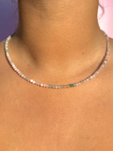 Indlæs billede til gallerivisning MORGANITE FACET CHOKER NECKLACE Necklace The Crystal Avenues 
