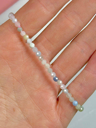 MORGANITE FACET STRETCH BRACELET Bracelet The Crystal Avenues 