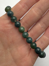 Load image into Gallery viewer, MOSS AGATE BRACELET (8MM) Bracelet The Crystal Avenues 
