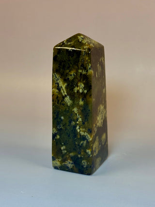 Mossland Nephrite Jade – Polished Tower (2) Tower The Crystal Avenues 