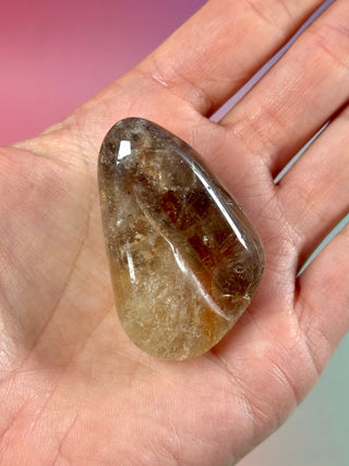 NATURAL CITRINE FREEFORM (1) tumble stone The Crystal Avenues 