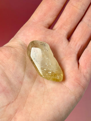 NATURAL CITRINE FREEFORM (2) tumble stone The Crystal Avenues 