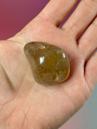 NATURAL CITRINE FREEFORM (3) tumble stone The Crystal Avenues 