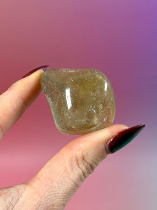 NATURAL CITRINE FREEFORM (3) tumble stone The Crystal Avenues 