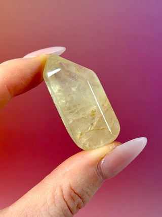NATURAL CITRINE FREEFORM (3) tumble stone The Crystal Avenues 