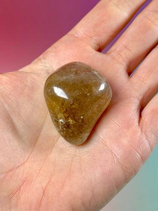 NATURAL CITRINE FREEFORM (3) tumble stone The Crystal Avenues 