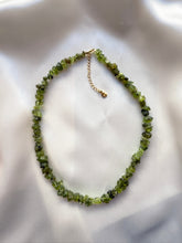 Load image into Gallery viewer, NATURAL PERIDOT CHIP CHOKER NECKLACE Necklace The Crystal Avenues 
