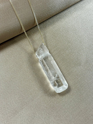 NATURAL ROCK CRYSTAL POINT PENDANT (2) pendant The Crystal Avenues 