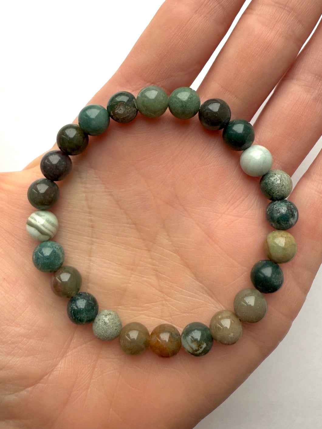 OCEAN JASPER BRACELET (8MM) Bracelet The Crystal Avenues 