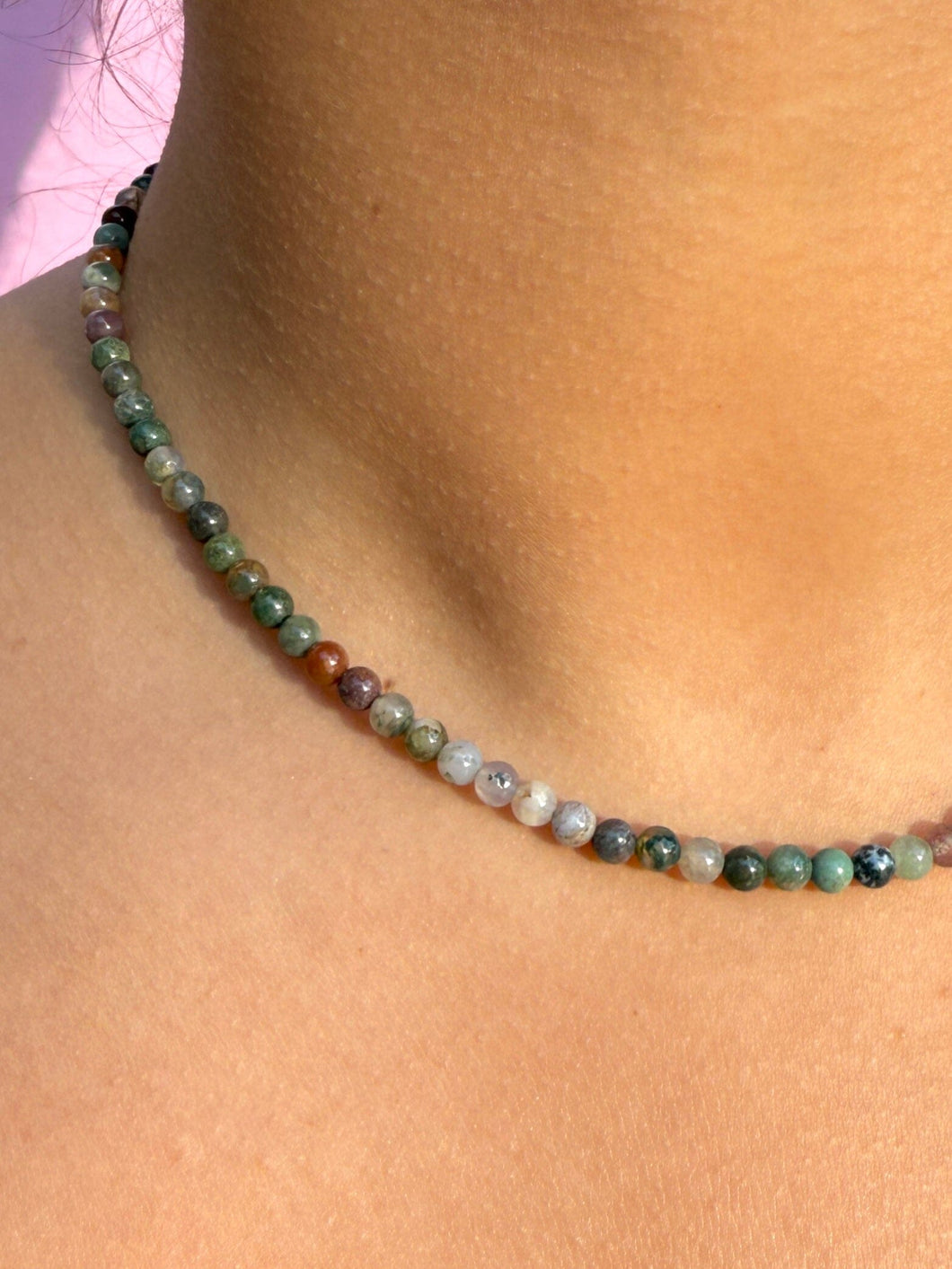 OCEAN JASPER CHOKER NECKLACE Necklace The Crystal Avenues 