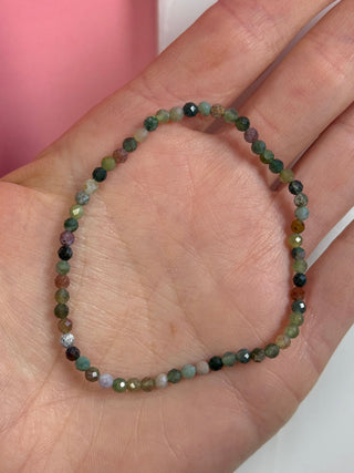 OCEAN JASPER FACET STRETCH BRACELET Bracelet The Crystal Avenues 