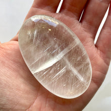 Load image into Gallery viewer, OPTICAL CALCITE PALM STONE (1) Palmstone The Crystal Avenues 
