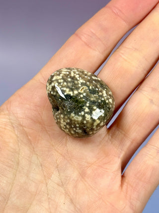 ORBICULAR OCEAN JASPER (2) Tumble Stone The Crystal Avenues 