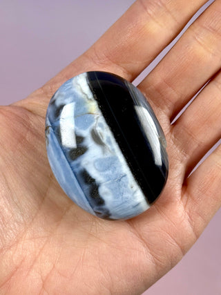 OWYHEE BLUE OPAL - PALM STONE (4) Palm stone The Crystal Avenues 