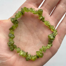 Load image into Gallery viewer, PERIDOT CHIP BRACELET Bracelet The Crystal Avenues 
