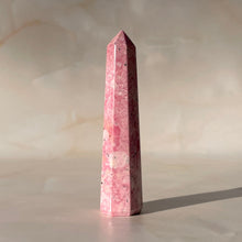 Load image into Gallery viewer, PERUVIAN RHODONITE TOWER (4) tumble stone The Crystal Avenues 
