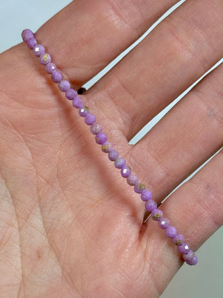 PHOSPHOSIDERITE FACET STRETCH BRACELET Bracelet The Crystal Avenues 