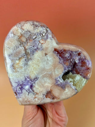 PINK AMETHYST HEART - EXCLUSIVE QUALITY (11) Druze The Crystal Avenues 