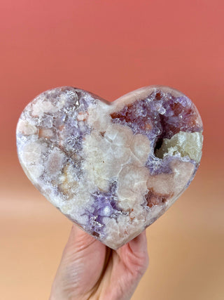 PINK AMETHYST HEART - EXCLUSIVE QUALITY (11) Druze The Crystal Avenues 