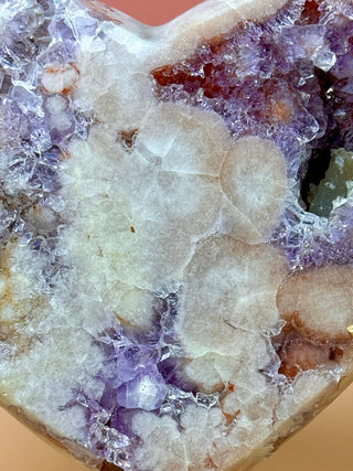 PINK AMETHYST HEART - EXCLUSIVE QUALITY (11) Druze The Crystal Avenues 