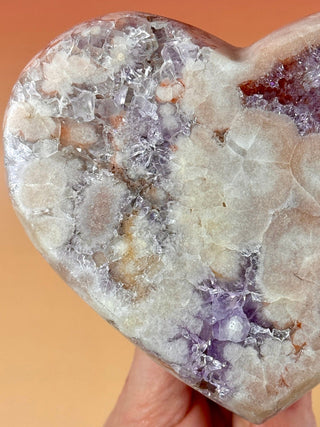 PINK AMETHYST HEART - EXCLUSIVE QUALITY (11) Druze The Crystal Avenues 
