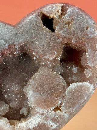 PINK AMETHYST HEART - EXCLUSIVE QUALITY (7) Druze The Crystal Avenues 