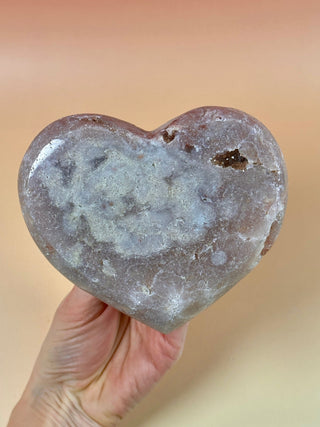 PINK AMETHYST HEART - EXCLUSIVE QUALITY (7) Druze The Crystal Avenues 