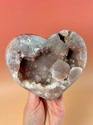 PINK AMETHYST HEART - EXCLUSIVE QUALITY (7) Druze The Crystal Avenues 