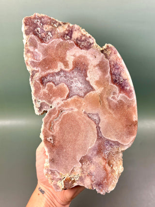 PINK AMETHYST SLAB (2) Druze The Crystal Avenues 