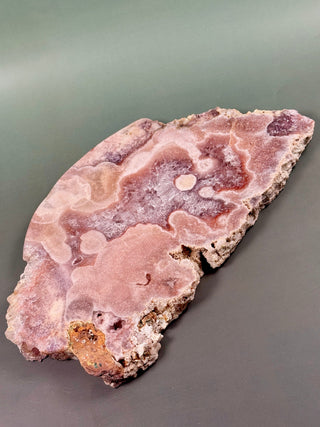 PINK AMETHYST SLAB (2) Druze The Crystal Avenues 