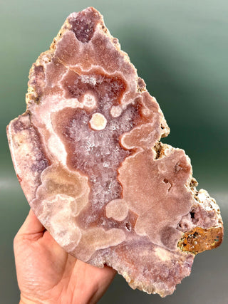 PINK AMETHYST SLAB (2) Druze The Crystal Avenues 
