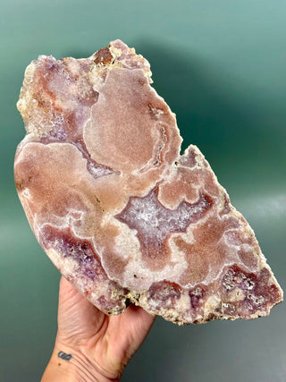 PINK AMETHYST SLAB (2) Druze The Crystal Avenues 
