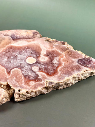 PINK AMETHYST SLAB (2) Druze The Crystal Avenues 
