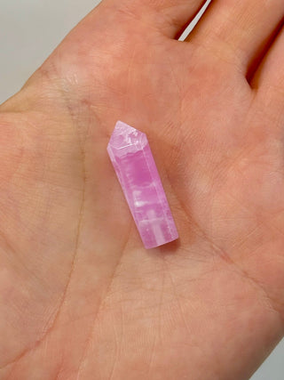 PINK ARAGONITE (2) tumble stone The Crystal Avenues 