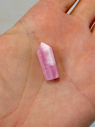 PINK ARAGONITE (4) tumble stone The Crystal Avenues 