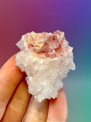 PINK HALITE (1) Tumble Stone The Crystal Avenues 
