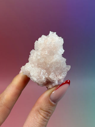 PINK HALITE (1) Tumble Stone The Crystal Avenues 