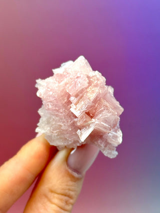 PINK HALITE (4) Tumble Stone The Crystal Avenues 