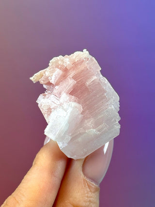 PINK HALITE (5) Tumble Stone The Crystal Avenues 