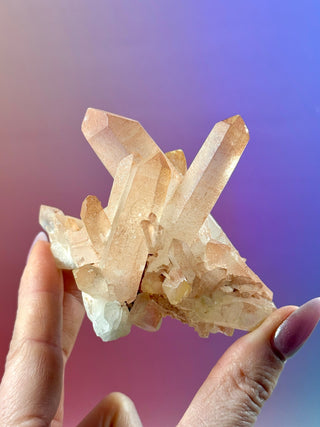 PINK HEMATOID QUARTZ CLUSTER - MADAGASCAR (11) The Crystal Avenues 