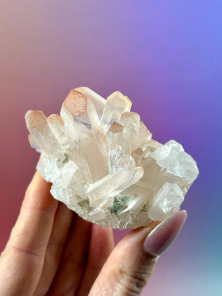 PINK HEMATOID QUARTZ CLUSTER - MADAGASCAR (13) The Crystal Avenues 
