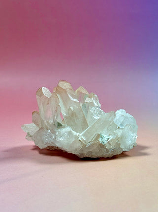 PINK HEMATOID QUARTZ CLUSTER - MADAGASCAR (13) The Crystal Avenues 