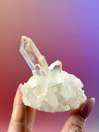 PINK HEMATOID QUARTZ CLUSTER - MADAGASCAR (18) The Crystal Avenues 
