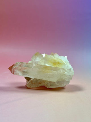 PINK HEMATOID QUARTZ CLUSTER - MADAGASCAR (19) The Crystal Avenues 