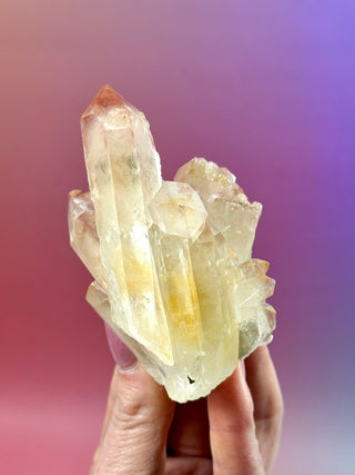 PINK HEMATOID QUARTZ CLUSTER - MADAGASCAR (19) The Crystal Avenues 