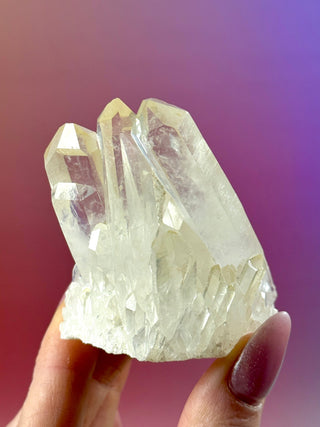 PINK HEMATOID QUARTZ CLUSTER - MADAGASCAR (20) The Crystal Avenues 